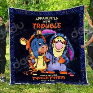 WeRe Trouble  Premium Quilt  Quilt